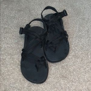 Black Strappy Chaco Sandals Size 9